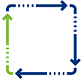 Data Migration icon Blue