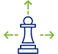 data strategy icon blue