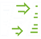 Optimise Data Flow icon White